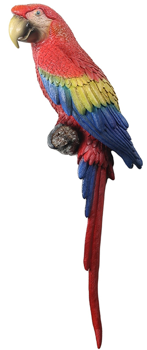 Resin Scarlet Macaw - Click Image to Close
